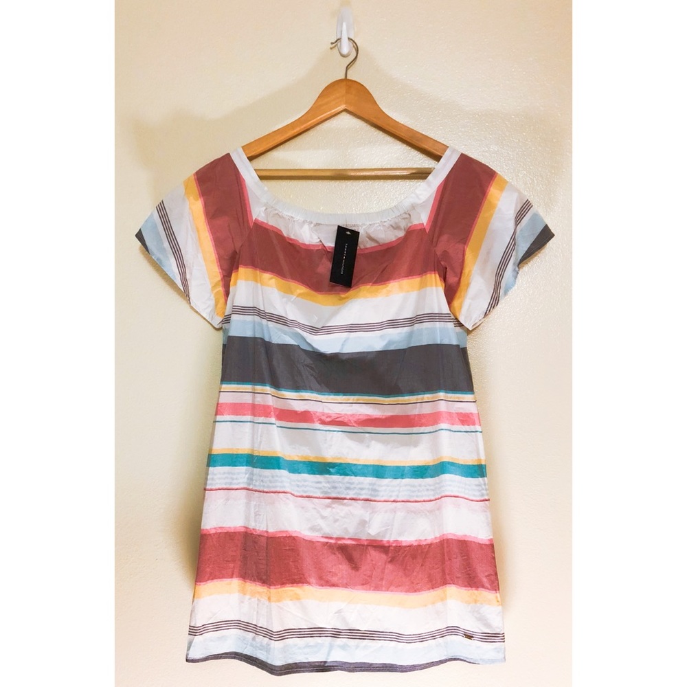 NWT! TOMMY HILFIGER women’s off shoulder dress